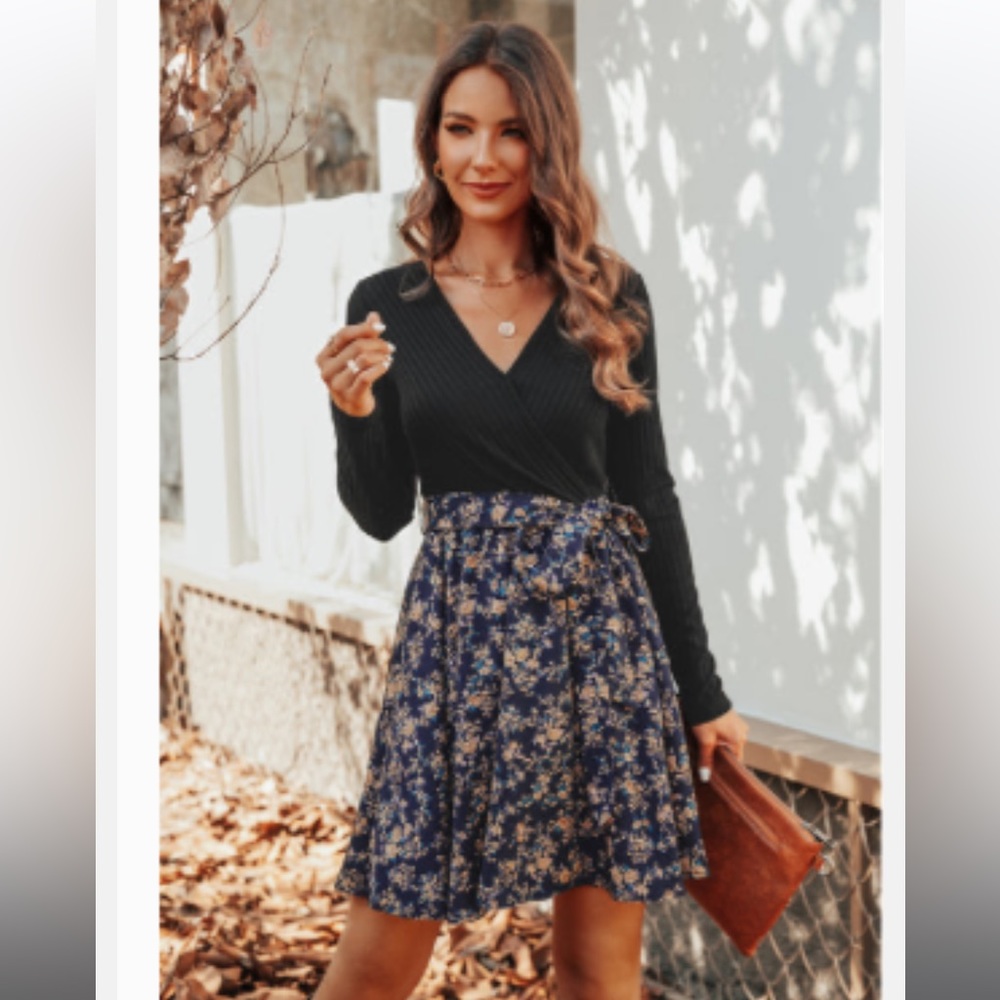 Cupshe Desma Ditsy Floral A-line dress